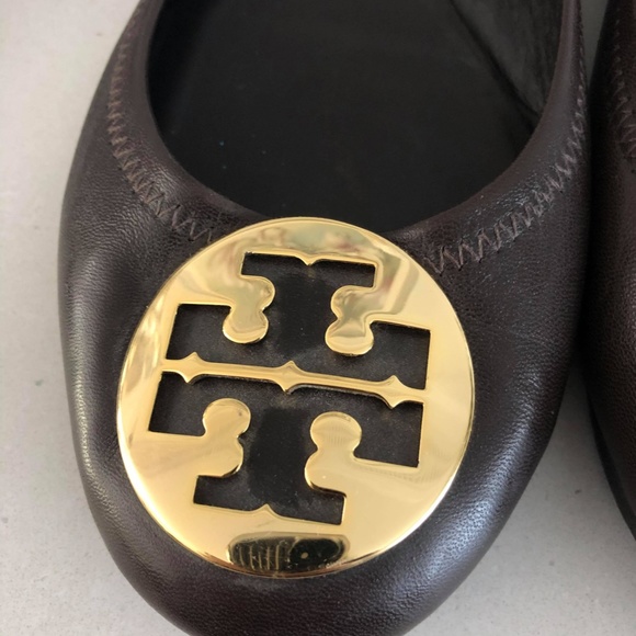 Brown Tory Burch Ballet Flat - Picture 3 of 5